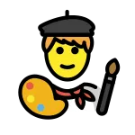 Man Artist SVG Icon